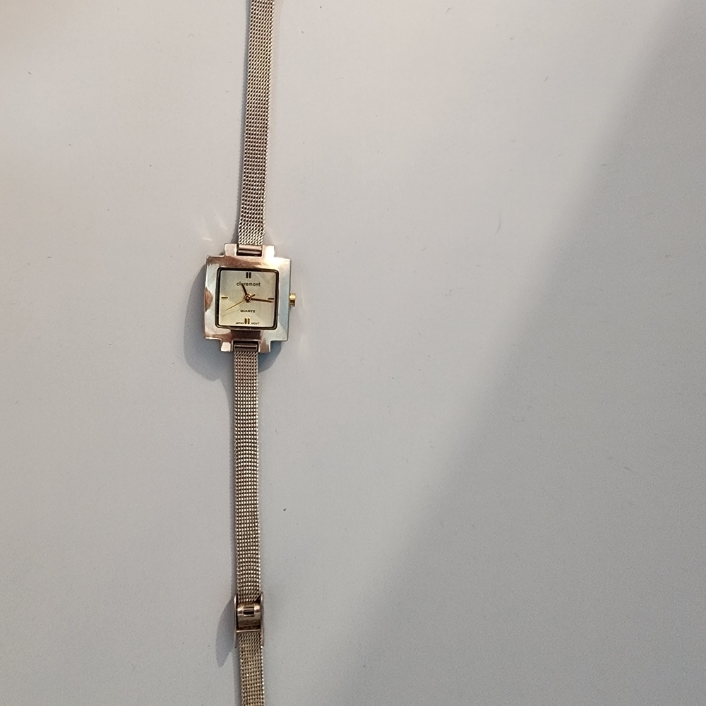 Claremont Gold Tone and Silver Tone Quartz Watch #6 - Picture 3 of 4
